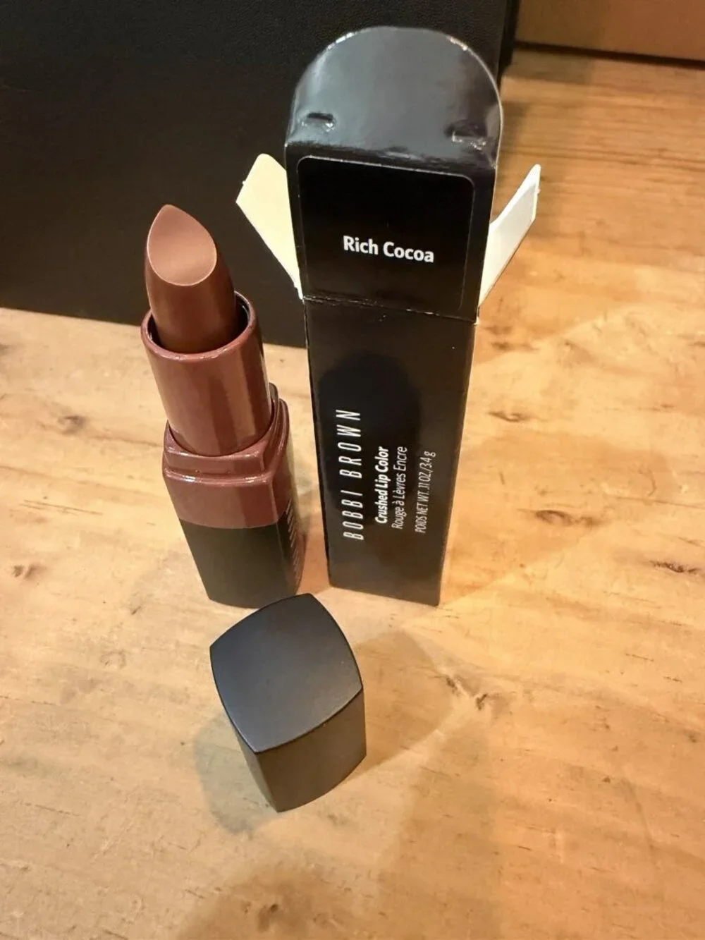 Bobbi Brown Crushed Lip Color Lipstick RICH COCOA Size 0.11 Oz. / 3.4 g New